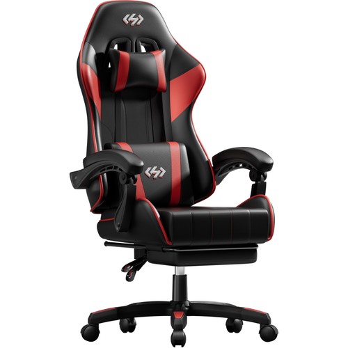 Gaming chair with footrest - gaming,
