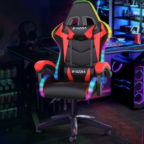Rgb gaming chair with led - with,