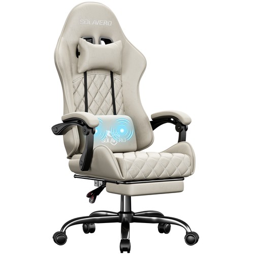 Gaming chair fwith footrest - gaming,