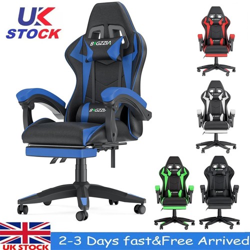 Swivel gaming chair - chair, faux
