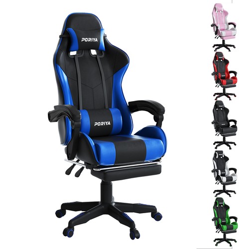 Poriya swivel gaming chair - gaming, pu