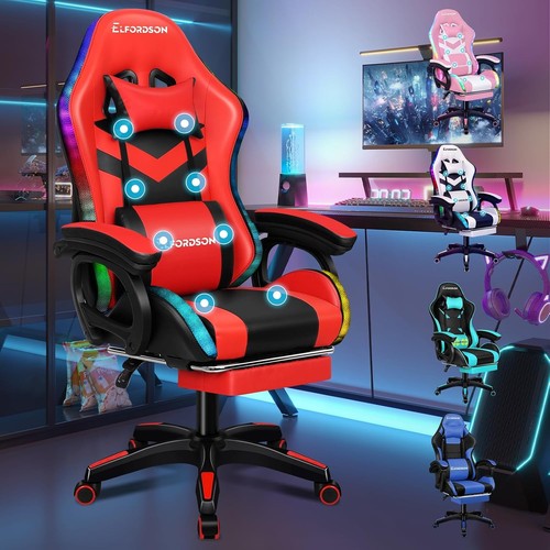 Led gaming chair - gaming, with