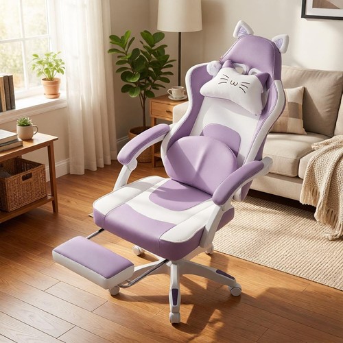 Gaming chair leather office - leather,