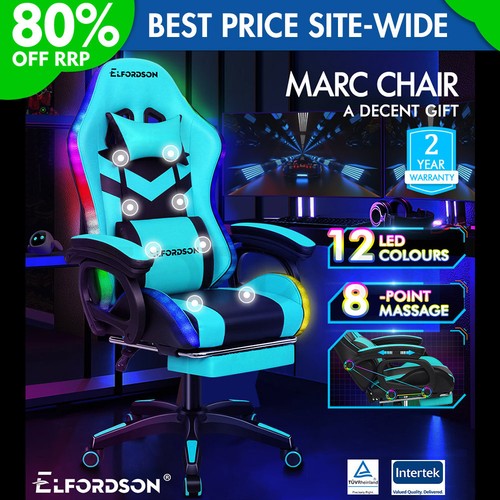 Elfordson gaming chair rgb - gaming, 12