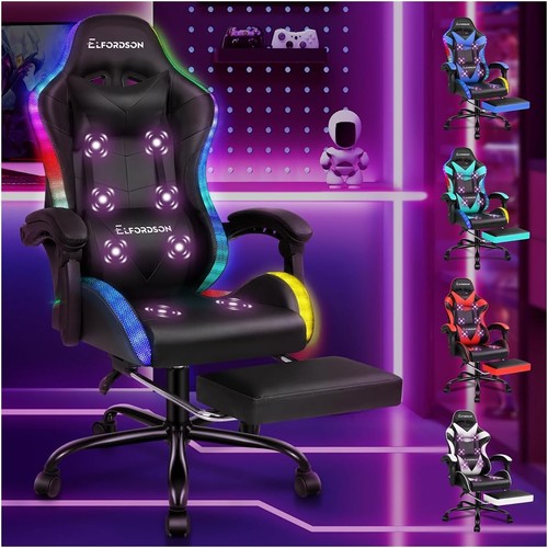 Led gaming chair - led,