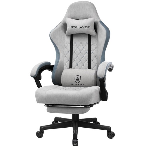 Fabric gaming chair with - fabric,